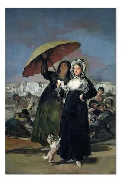Riproduzione quadro Francisco Goya - La lettera o, Le giovani donne