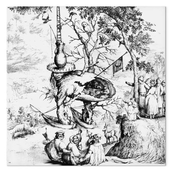 Riproduzione Hieronymus Bosch - L'Uomo-Albero