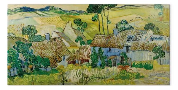 Quadro famoso Vincent Van Gogh - Fattorie vicino a Auvers