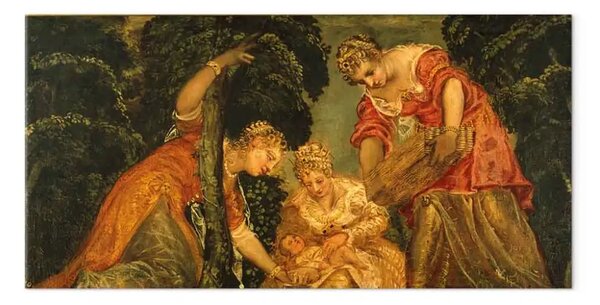 Riproduzione Tintoretto - Il ritrovamento di Mosè