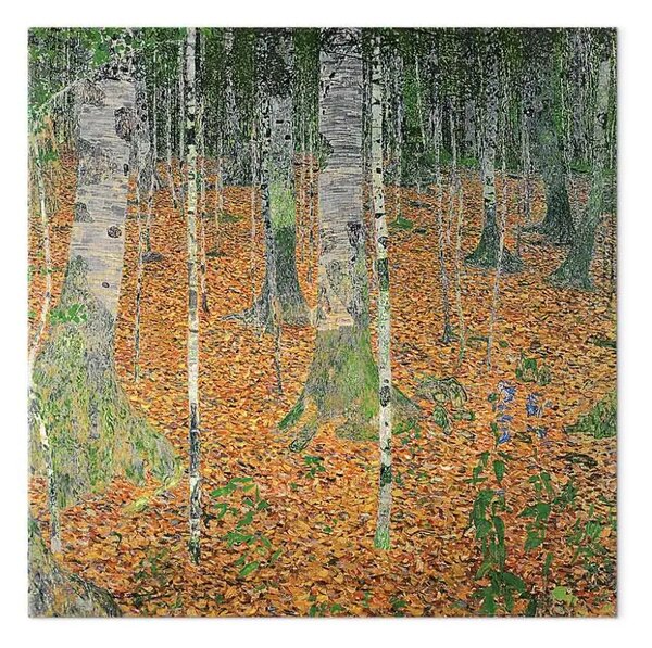 Quadro famoso Gustav Klimt - Birch Forest