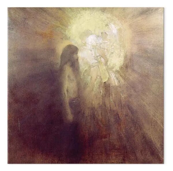 Riproduzione quadro Fernand Khnopff - La tentazione di Sant'Antonio