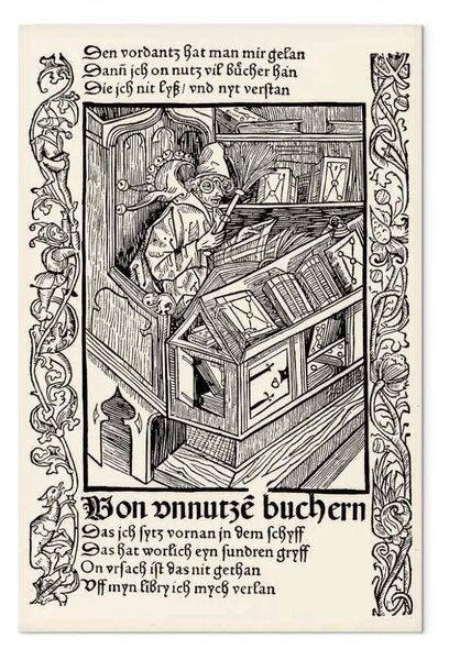 Riproduzione Albrecht Dürer - Brant, La nave dei folli / Holzschn.v.Dürer