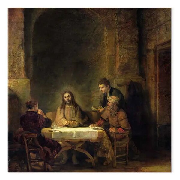 Riproduzione Rembrandt - La cena di Emmaus
