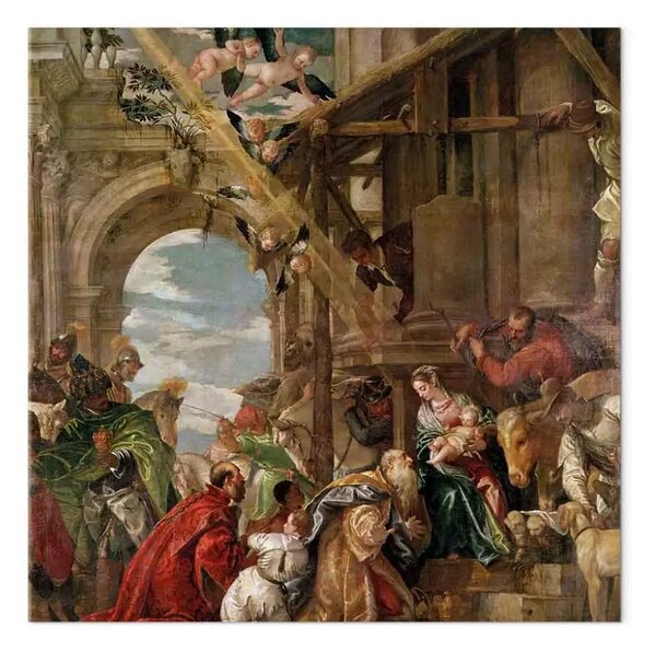 Riproduzione quadro Paolo Veronese - Adorazione dei Re Magi