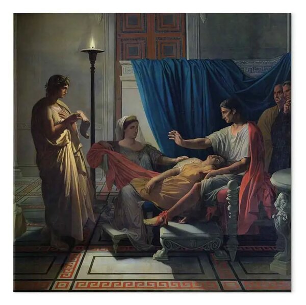 Quadro famoso Jean-Auguste-Dominique Ingres - Virgilio legge l'Eneide a Livia, Ottavia e Augusto