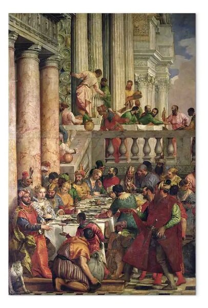 Riproduzione quadro Paolo Veronese - Le Nozze di Cana, particolare del lato sinistro