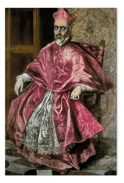 Quadro famoso El Greco - Ritratto del Grande Inquisitore, il cardinale Fernando Nino de Guevara