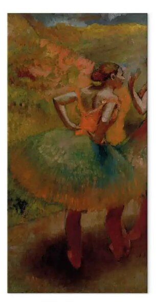 Quadro famoso Edgar Degas - Ballerini che indossano gonne verdi
