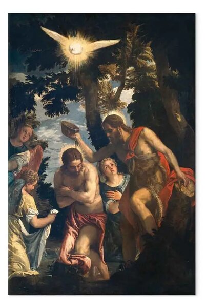 Riproduzione quadro Paolo Veronese - Battesimo di Gesù
