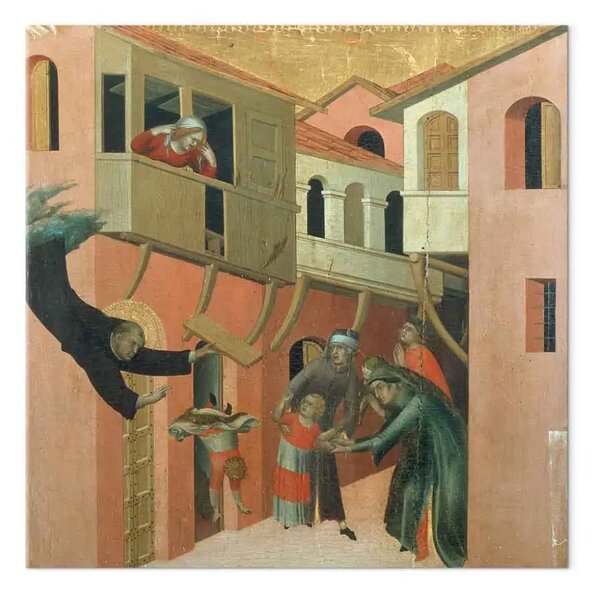 Riproduzione Simone Martini - Beatificato il miracolo di Agostino Novello sul fanciullo caduto dal balcone