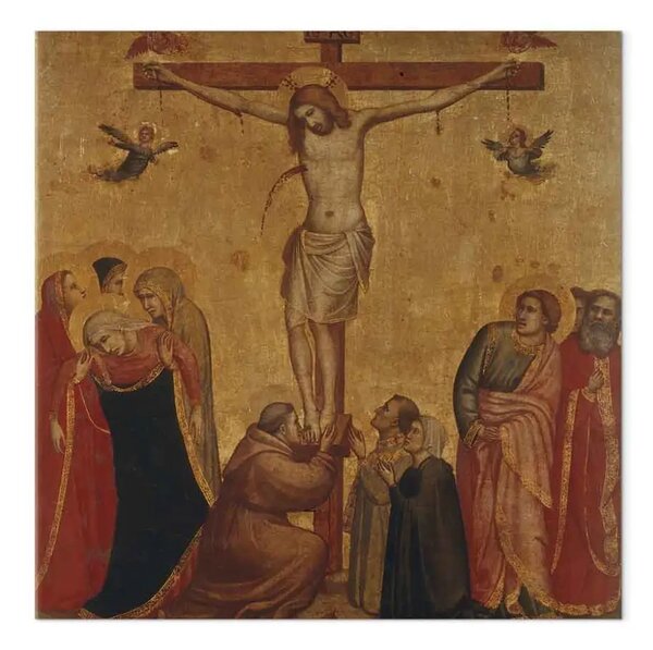 Quadro famoso Giotto di Bondone - La crocifissione di Cristo