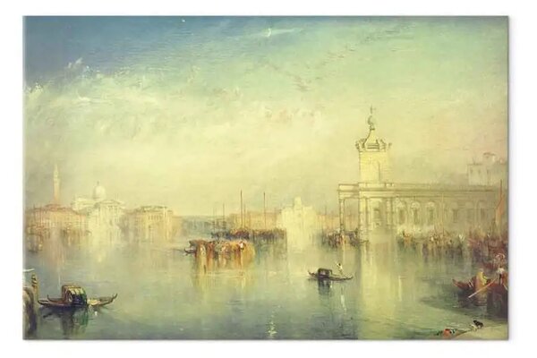 Riproduzione William Turner - La Dogana, San Giorgio e le Zitelle dalla gradinata dell'albergo Europa
