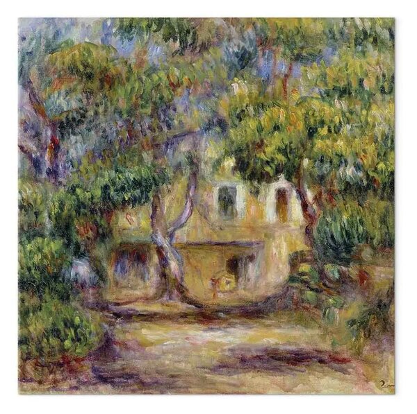 Quadro famoso Pierre-Auguste Renoir - La fattoria a Les Collettes