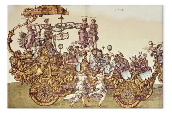 Riproduzione Albrecht Dürer - Il grande carro trionfale