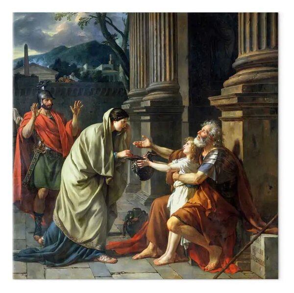 Quadro famoso Jacques-Louis David - Belisario mendica l'elemosina