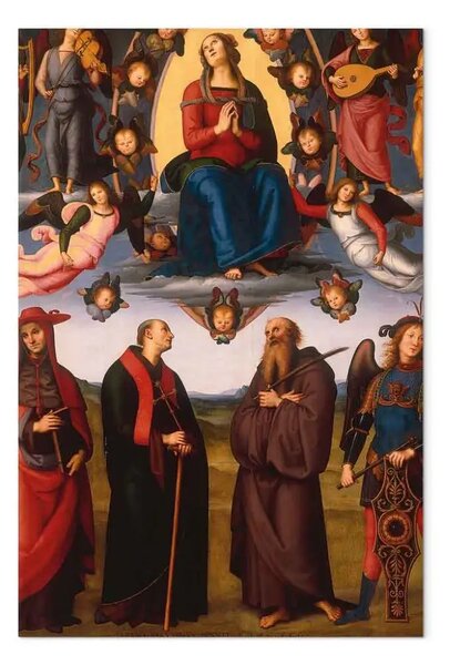 Quadro famoso Pietro Perugino - Assunzione della Vergine Maria