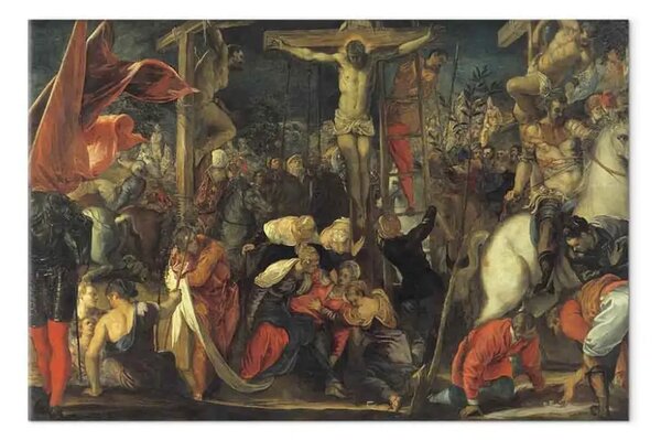 Riproduzione quadro Tintoretto - La crocifissione