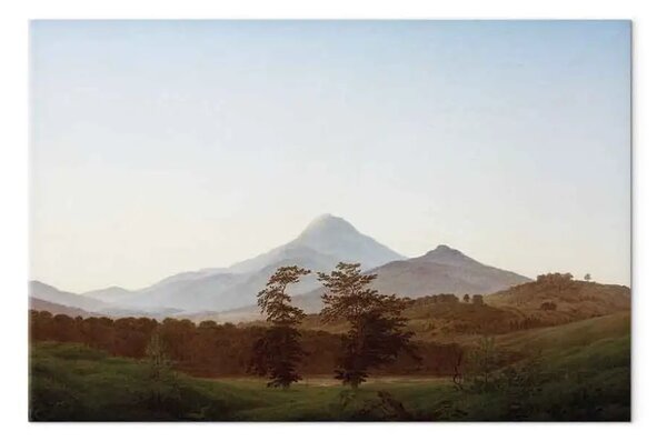 Quadro famoso Caspar David Friedrich - Campagna bohémien