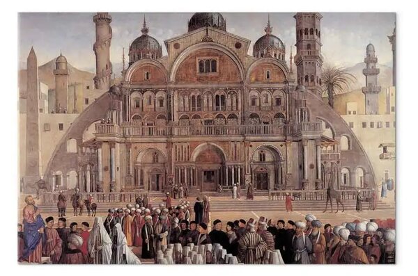 Quadro famoso Gentile Bellini - Sermone di San Marco Evangelista ad Alessandria