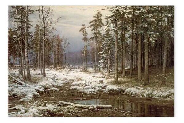 Riproduzione Ivan Ivanovich Shishkin - Prima neve