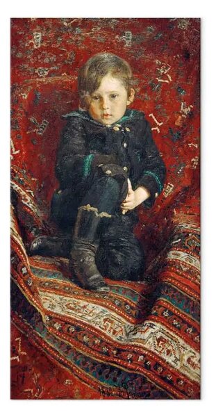 Quadro famoso Ilya Repin - Bildnis Juri Repin da bambino