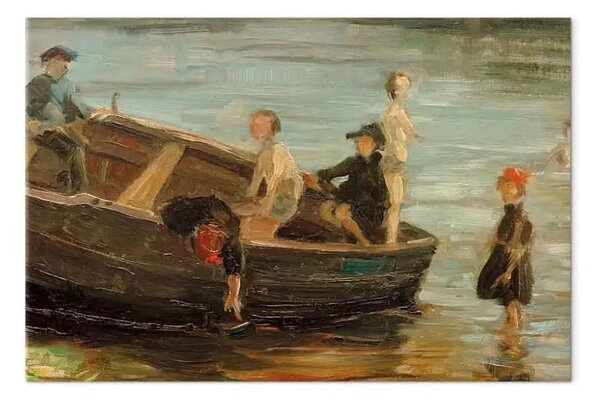 Riproduzione quadro Franz Marc - Bambini in barca