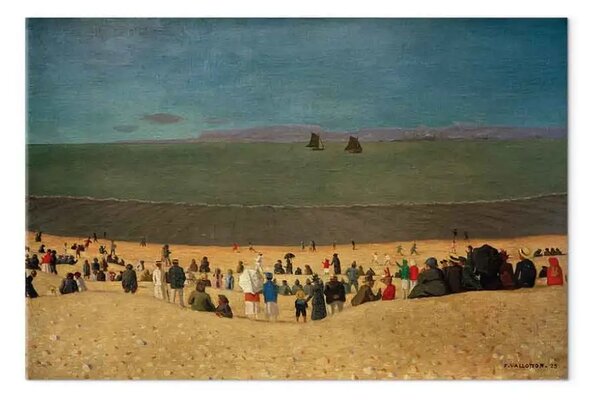 Quadro famoso Félix Vallotton - La spiaggia di Honfleur