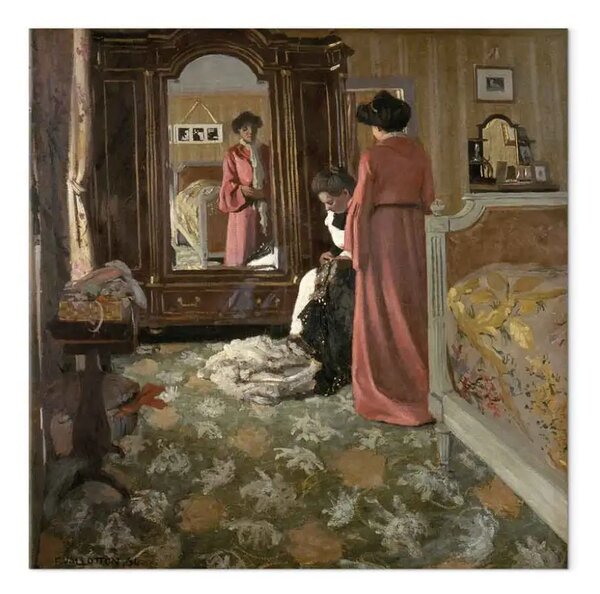Riproduzione quadro Félix Vallotton - Interno