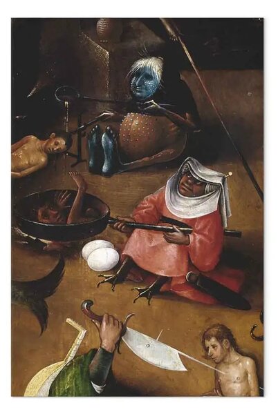 Quadro famoso Hieronymus Bosch - Giudizio Universale