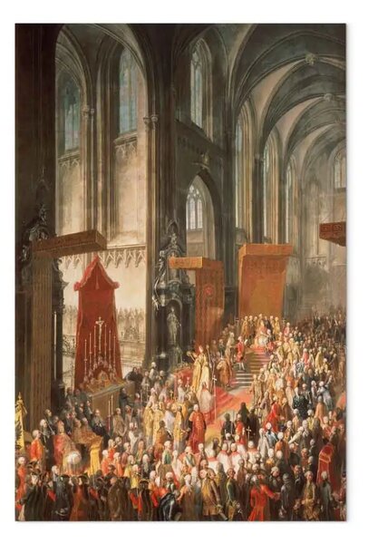 Quadro famoso Martin van Meytens - L'investitura di Giuseppe II