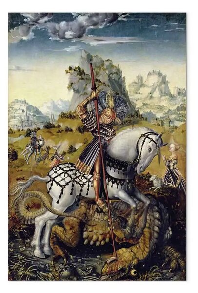 Riproduzione Lucas Cranach the Elder - San Giorgio