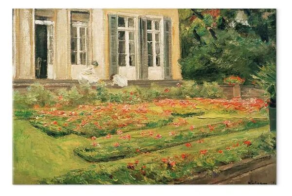 Riproduzione quadro Max Liebermann - La terrazza fiorita nel giardino Wannsee a nord-ovest