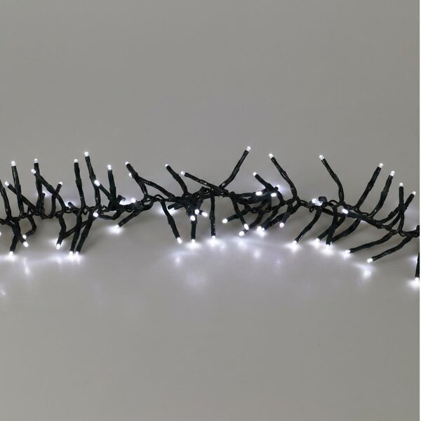 Catena luminosa solare 768xLED/3,7V/13 funzioni 1200 mAh 8,6 m IP44 bianco freddo + telecomando