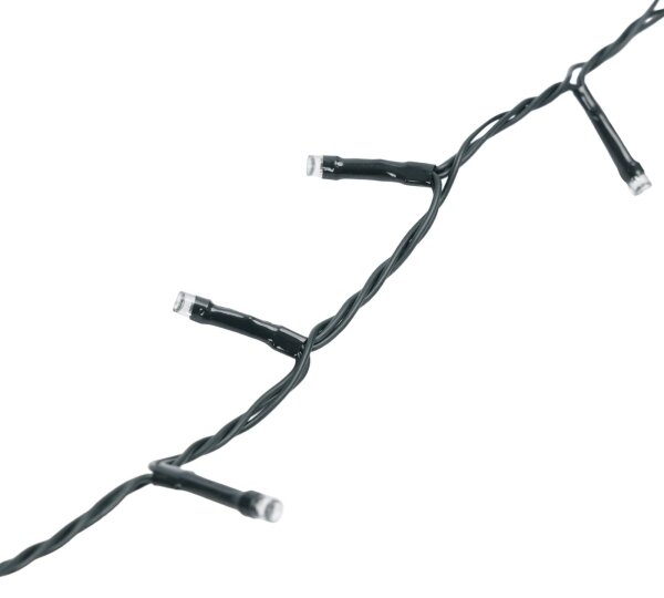 Aigostar - Catena luminosa natalizia per esterni 100 LED/8 funzioni 13 m IP44 bianco caldo