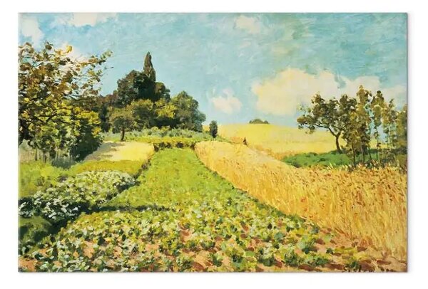 Riproduzione Alfred Sisley - Campo di grano