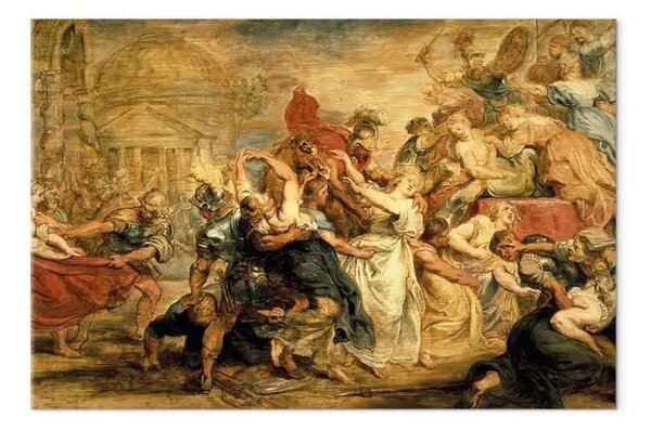 Riproduzione quadro Peter Paul Rubens - Ratto delle Sabine