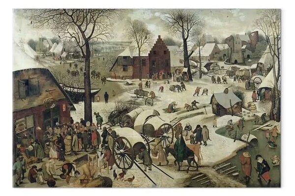 Riproduzione Pieter Bruegel the Elder - Il censimento di Betlemme