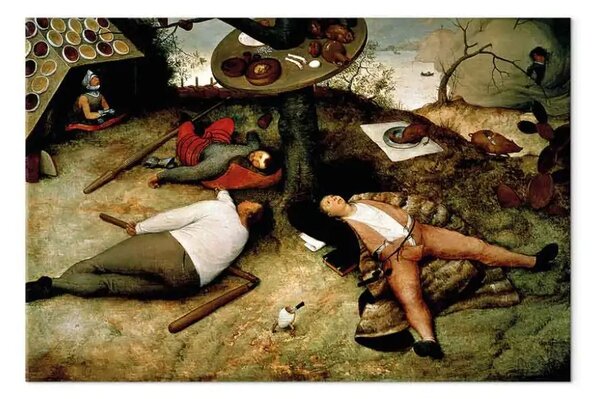 Riproduzione Pieter Bruegel the Elder - Terra della Cuccagna
