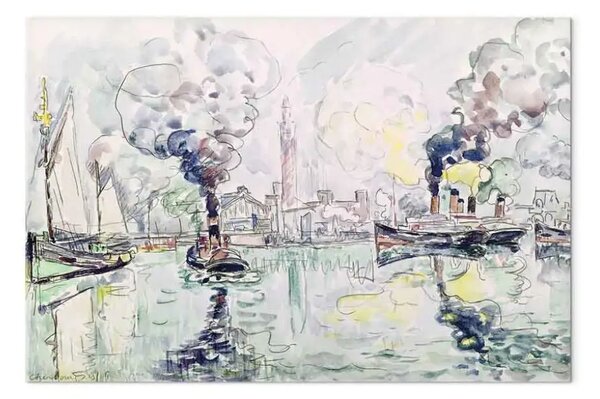 Riproduzione Paul Signac - Cherbourg