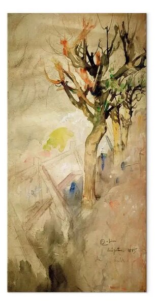 Riproduzione Carl Larsson - Studio degli alberi