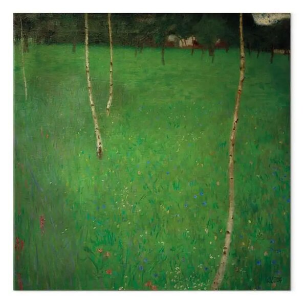 Quadro famoso Gustav Klimt - Gustav Klimt, Agriturismo con betulle