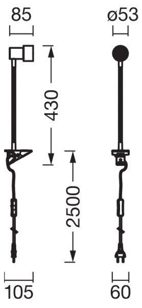 Osram - Lampada con clip CLIP STEP FLEX 1xGU10/5W/230V bianca