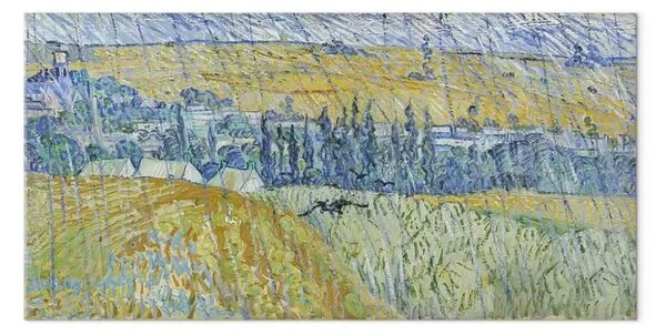 Riproduzione quadro Vincent van Gogh - Auvers sotto la pioggia