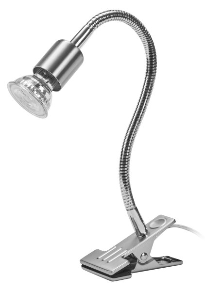 Osram - Lampada con clip CLIP TUBE FLEX 1xGU10/5W/230V cromo opaco