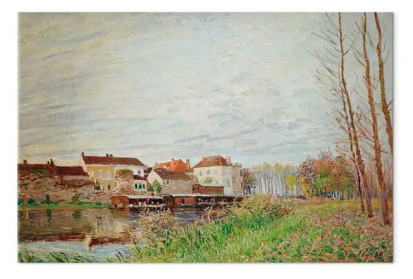 Riproduzione Alfred Sisley - Una serata a Moret, fine ottobre