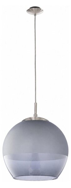 BRILAGI - LED Lampadario a cavo RETRO GLASS 1xE27/60W/230V cromo opaco/grigio fumé