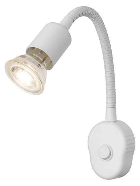 Osram - Lampada da parete flessibile PLUG TUBE FLEX 1xGU10/5W/230V bianca