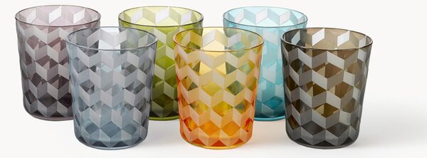 Set di 6 bicchieri Blocks