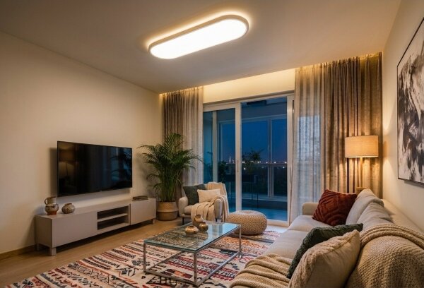 Top Light - Lampada LED da soffitto a plafone/sospensione OVAL LED/36W/230V 3000-6500K bianco + telecomando